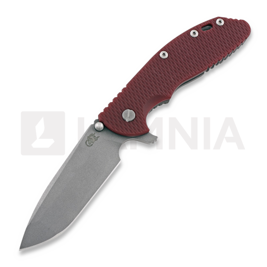 Hinderer XM-24 4.0 Tri-Way Spanto 접이식 나이프, working finish, 빨강