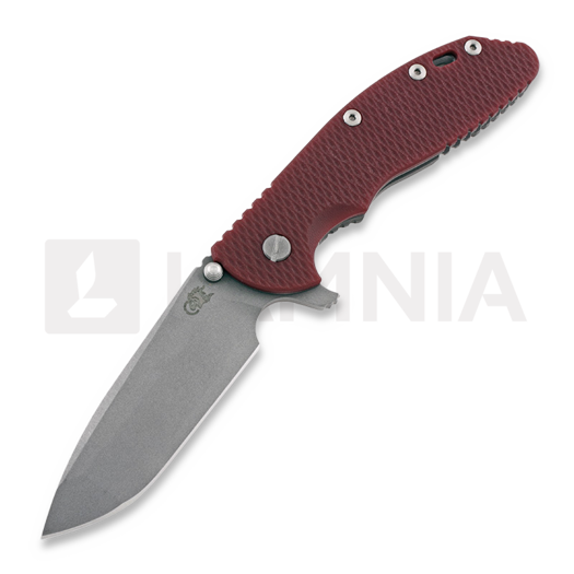 Nóż składany Hinderer XM-24 4.0 Tri-Way Spanto, working finish, czerwona