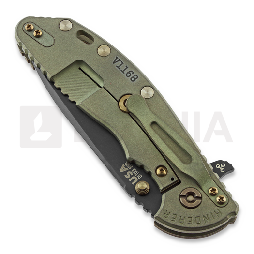 Hinderer XM-24 4.0 Tri-Way Spearpoint vintage sulankstomas peilis, smoot walnut