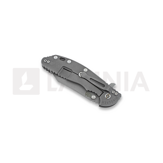 Nóż składany Hinderer XM-24 4" Wharncliffe, working finish TI, czarny