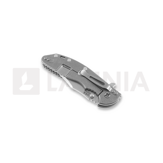 Hinderer XM-24 Bowie sulankstomas peilis, juoda