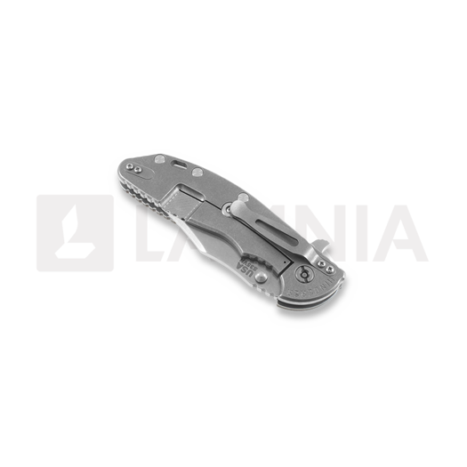Hinderer XM-24 Bowie sulankstomas peilis, dark earth