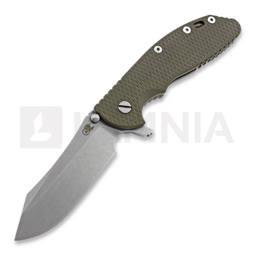 Hinderer XM-24 skinner foldekniv, olivengrønn