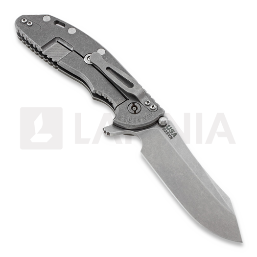 Hinderer XM-24 skinner sulankstomas peilis, žalia