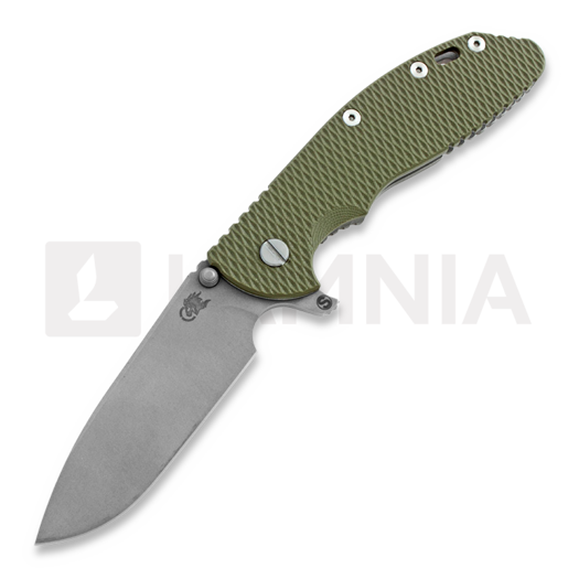 มีดพับ Hinderer XM-24 Skinny Slicer, working finish, od green