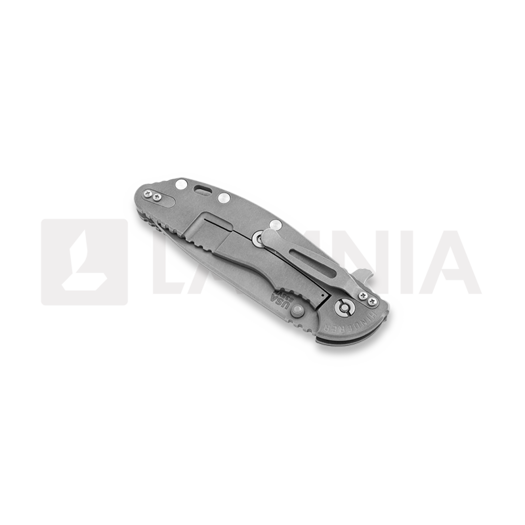 Hinderer XM-24 Skinny Slicer sulankstomas peilis, working finish, od green