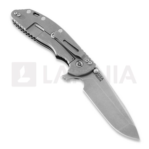 Hinderer XM-24 Spanto Carbon Fiber sulankstomas peilis, juoda