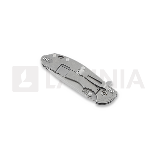 Hinderer XM-24 Spear point sulankstomas peilis, juoda