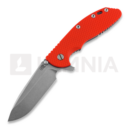 Hinderer XM-24 Spear point fällkniv, orange