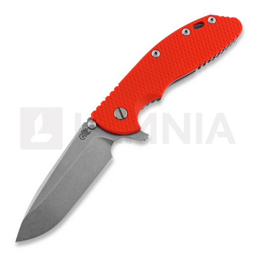 Nóż składany Hinderer XM-24 Spear point, pomarańczowa
