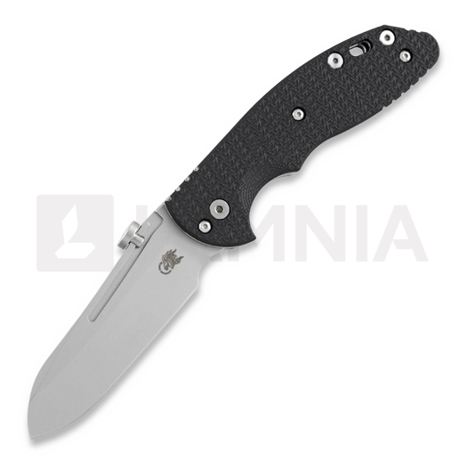 Hinderer XM Slippy Sheepsfoot vouwmes, zwart