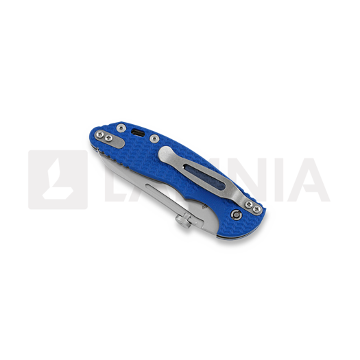 Coltello pieghevole Hinderer XM Slippy Sheepsfoot, blu