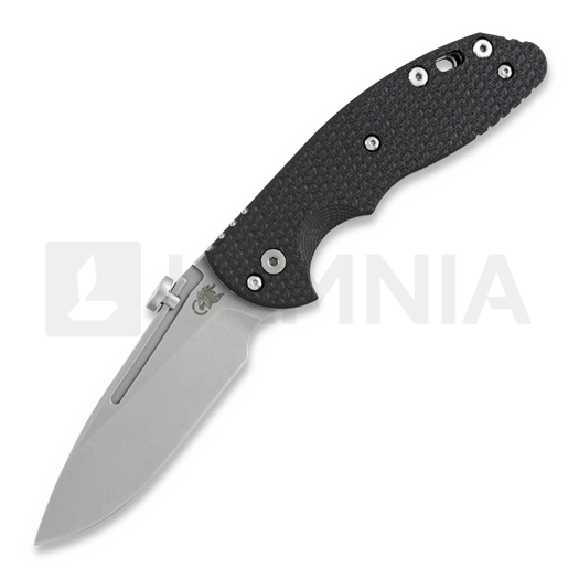 Hinderer XM Slippy Slicer Taschenmesser, stonewashed, schwarz