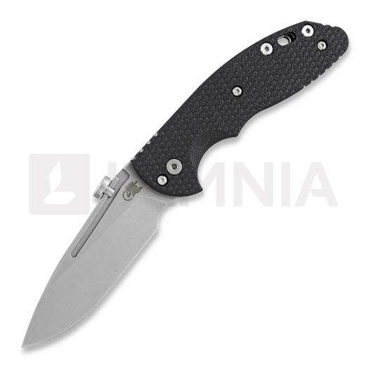 Hinderer XM Slippy Slicer fällkniv, stonewashed, svart
