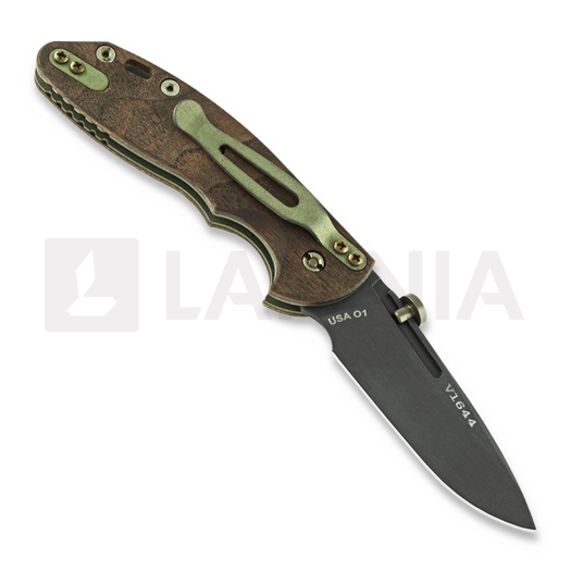 Hinderer XM-Slippy Spearpoint Vintage folding knife, smooth walnut