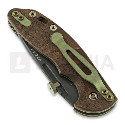 Hinderer XM-Slippy Spearpoint Vintage folding knife, smooth walnut