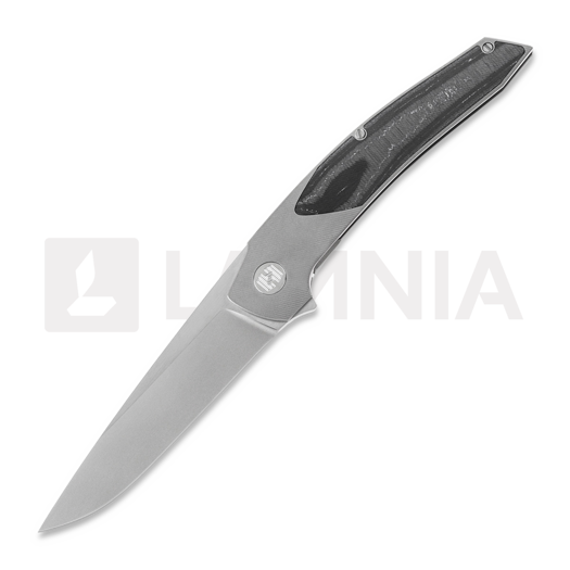 Coltello pieghevole Hog House Knives Model-T Gen2 Black Carbon inlay