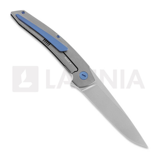 Πτυσσόμενο μαχαίρι Hog House Knives Model-T Gen2 blue accents