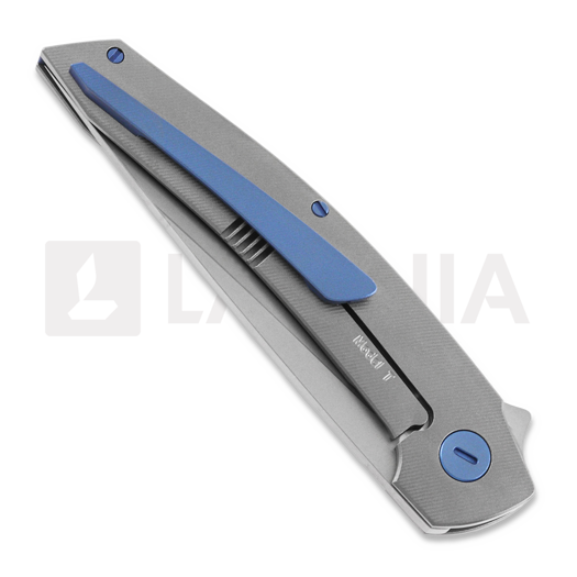 Πτυσσόμενο μαχαίρι Hog House Knives Model-T Gen2 blue accents