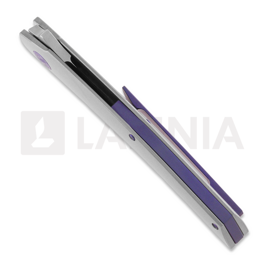 Πτυσσόμενο μαχαίρι Hog House Knives Model-T Gen2 purple accents