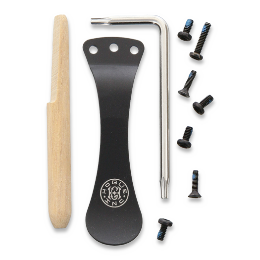 Hogue Black Screw/Clip Kit