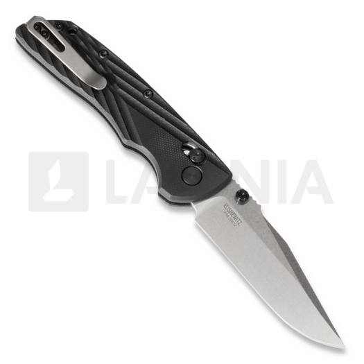 Hogue Deka Able Lock sulankstomas peilis, clip point, juoda