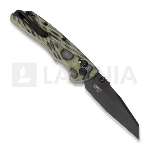 Hogue Deka Able Lock sulankstomas peilis, wharncliffe, žalia