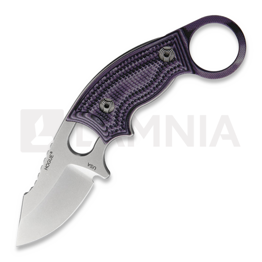 Hogue Ex-F03 Fixed Blade Clip Purple סכין קרמביט