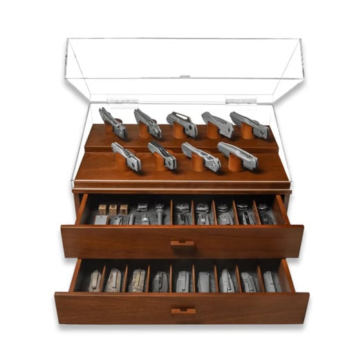 Holme & Hadfield The Armada Knife Display Case - Walnut, B-Stock