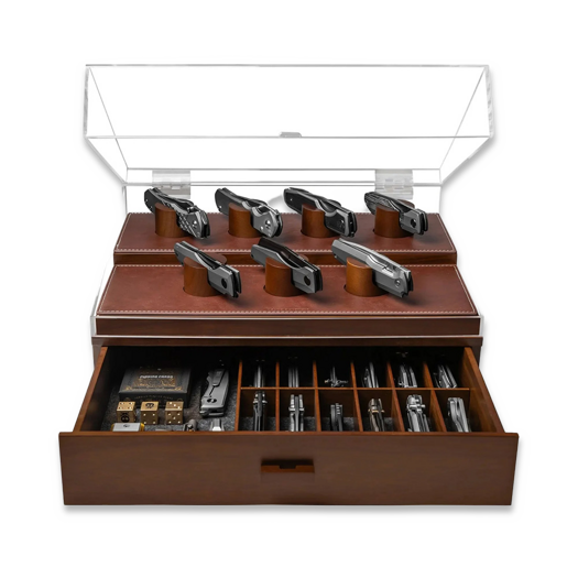 Holme & Hadfield The Armory Pro Knife Display Case - Walnut