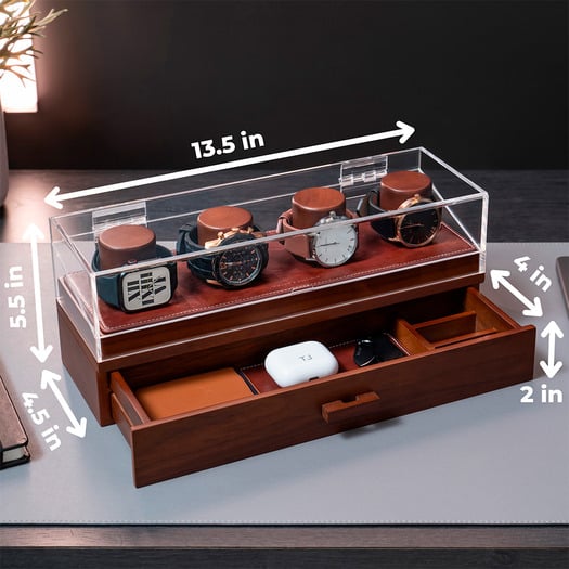 Holme & Hadfield The Watch Deck Pro - Walnut