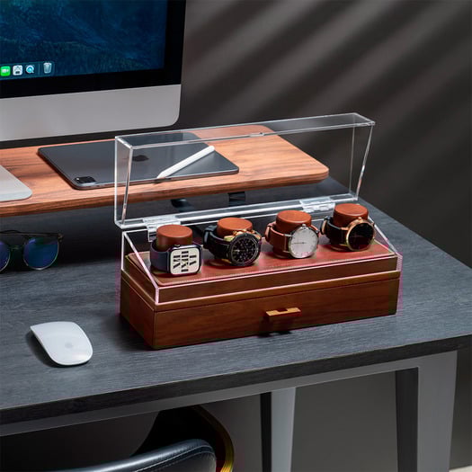 Holme & Hadfield The Watch Deck Pro - Walnut