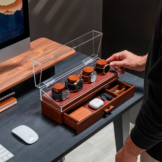 Holme & Hadfield The Watch Deck Pro - Walnut