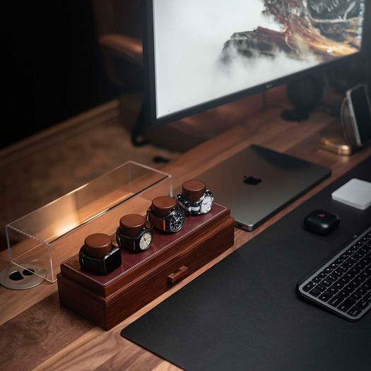 Holme & Hadfield The Watch Deck - Walnut