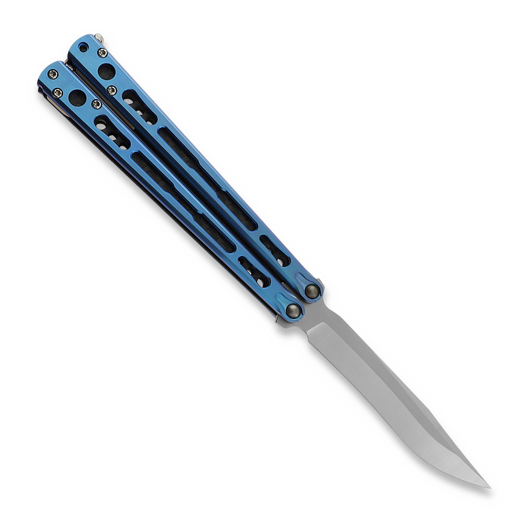 Hom Design Chimera V2 perhosveitsi, Aqua Anodized Ti, CF/Ivory G-10