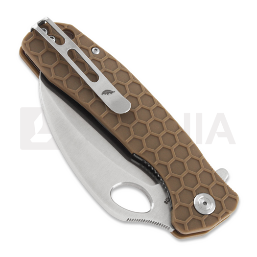 Couteau pliant Honey Badger Claw Large, tan plain