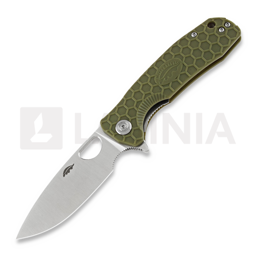 Honey Badger Flipper Medium sulankstomas peilis, žalia