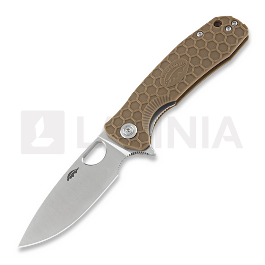 Honey Badger Flipper Medium összecsukható kés, tan