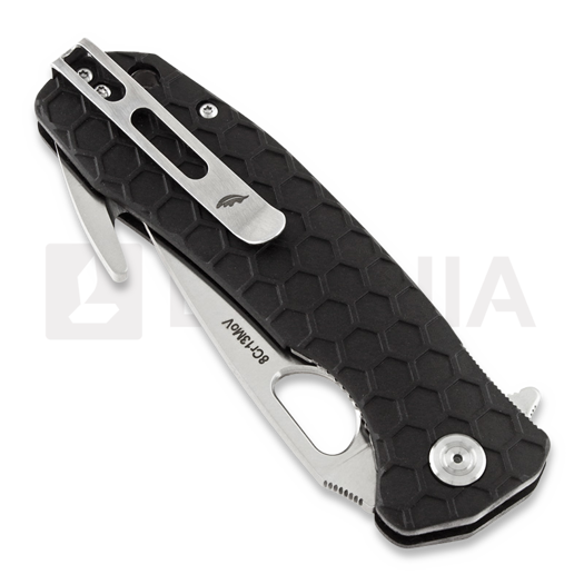 Couteau pliant Honey Badger Hook Large, noir
