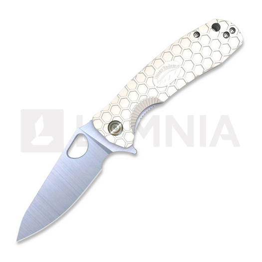 Navaja Honey Badger Leaf Medium, blanco