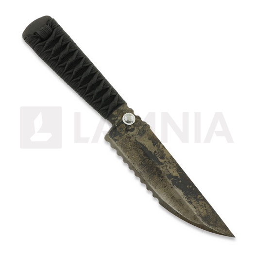 N&oacute;ż Hot Metal Knives Rivet Lock Reverse Blade, Oilhardened