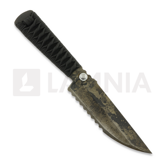 Nóż Hot Metal Knives Rivet Lock Reverse Blade, Oilhardened