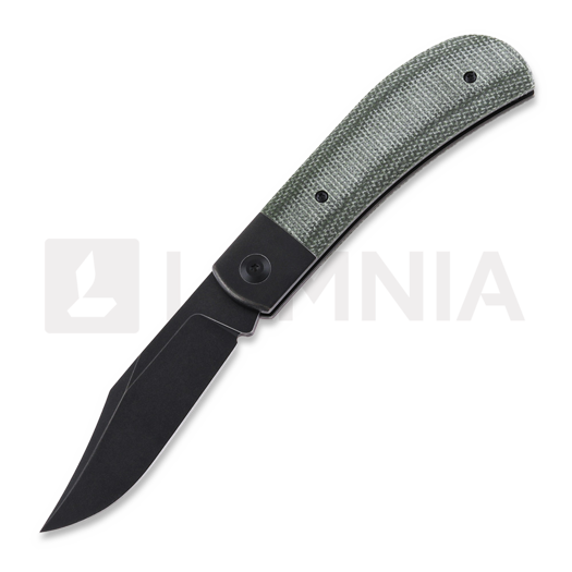 HSK Machineworks Lenny's Clip foldekniv, green od micarta