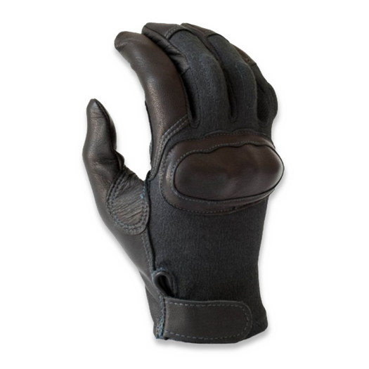 Taktiskie cimdi HWI Gear Hard Knuckle Tactical Glove, melns
