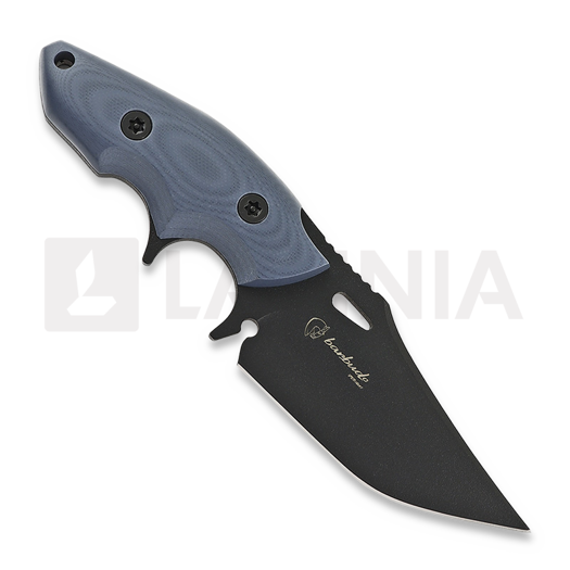 Hydra Knives Alano Black Finish, Blue G-10