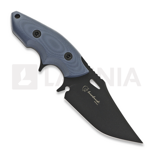 Hydra Knives Alano Black Finish, Blue G-10