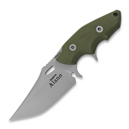 Hydra Knives Alano Sandblasted, Green G-10