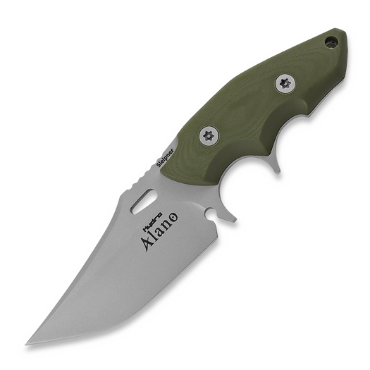 Hydra Knives Alano Sandblasted, Green G-10