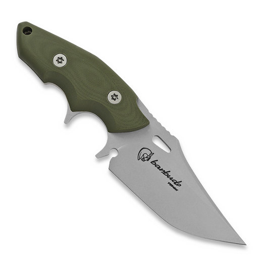 Hydra Knives Alano Sandblasted, Green G-10