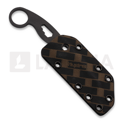 Hydra Knives Buzzard Black Vulture Version peilis, black sheath